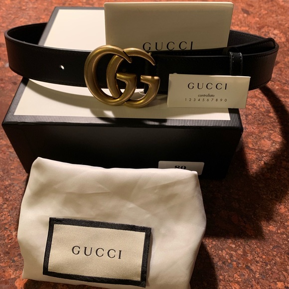 NWOT Gucci leather double G belt - Picture 4 of 4